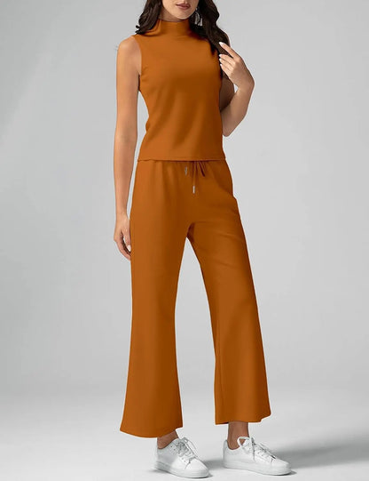 Relaxed Summer Edit – Sleeveless Lounge Tank & Wide Leg Pocket Pants