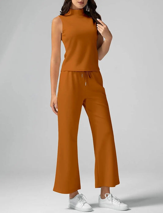 Relaxed Summer Edit – Sleeveless Lounge Tank & Wide Leg Pocket Pants