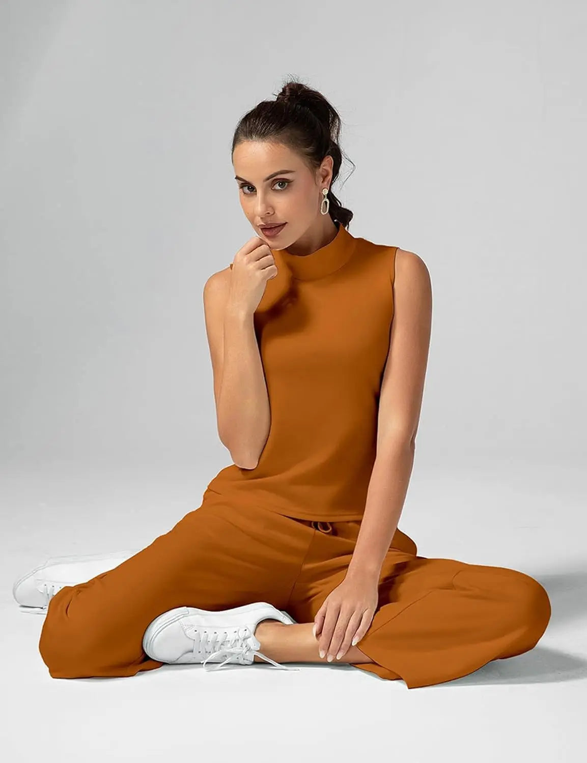 Relaxed Summer Edit – Sleeveless Lounge Tank & Wide Leg Pocket Pants